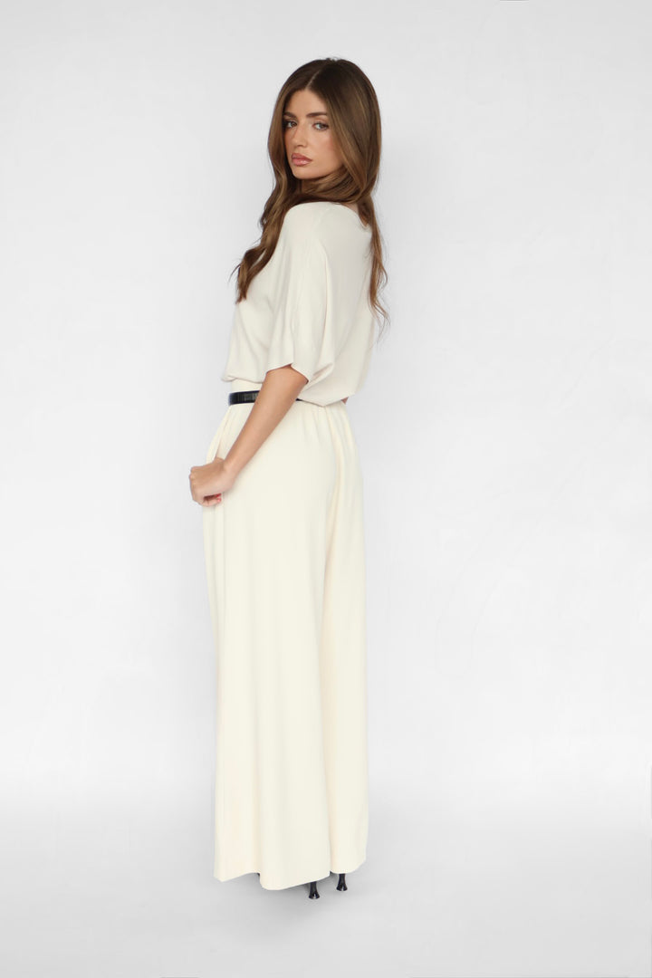 Pull-on Wide Leg Pants