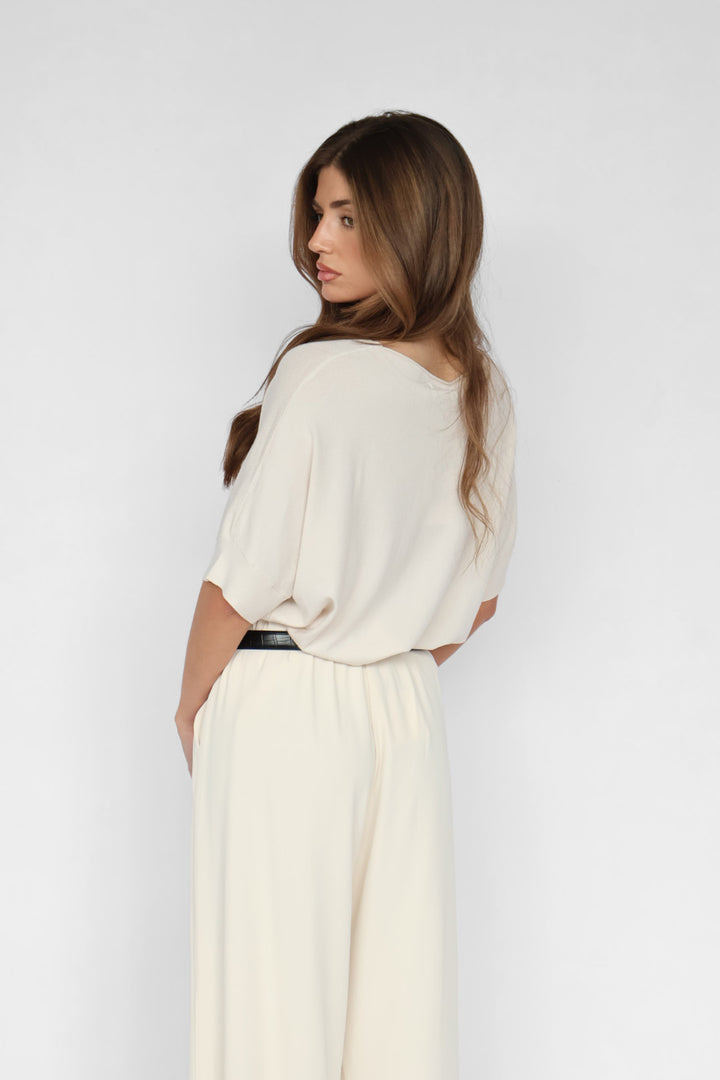 Pull-on Wide Leg Pants