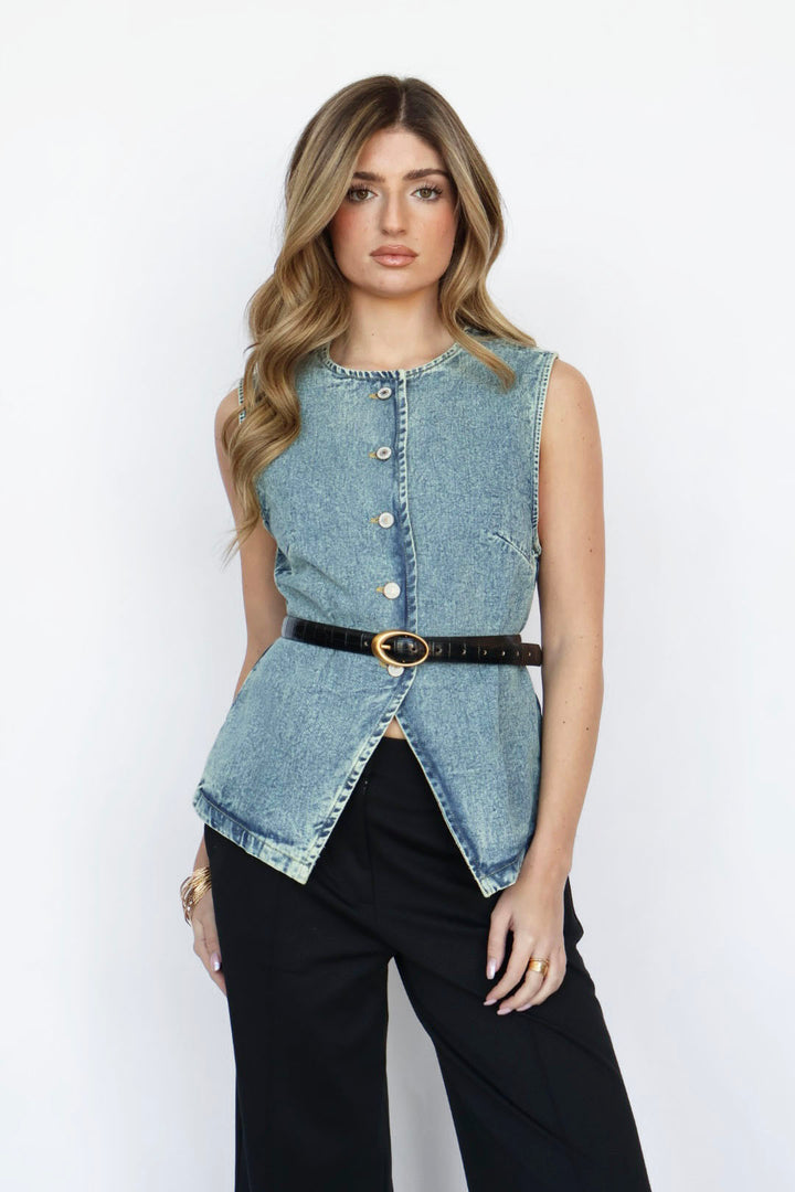 Elan Denim Vest
