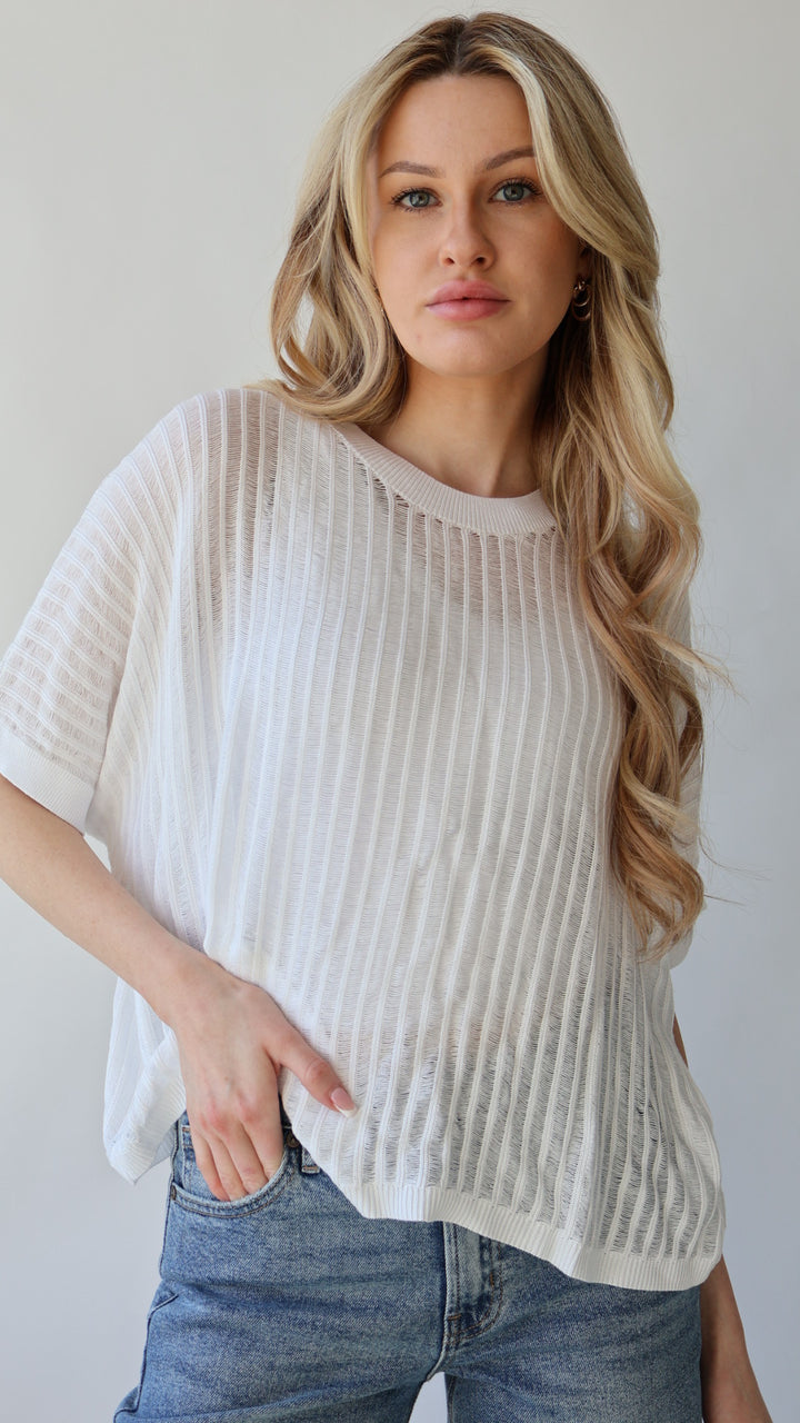 Lightweight Thin Knitted Top