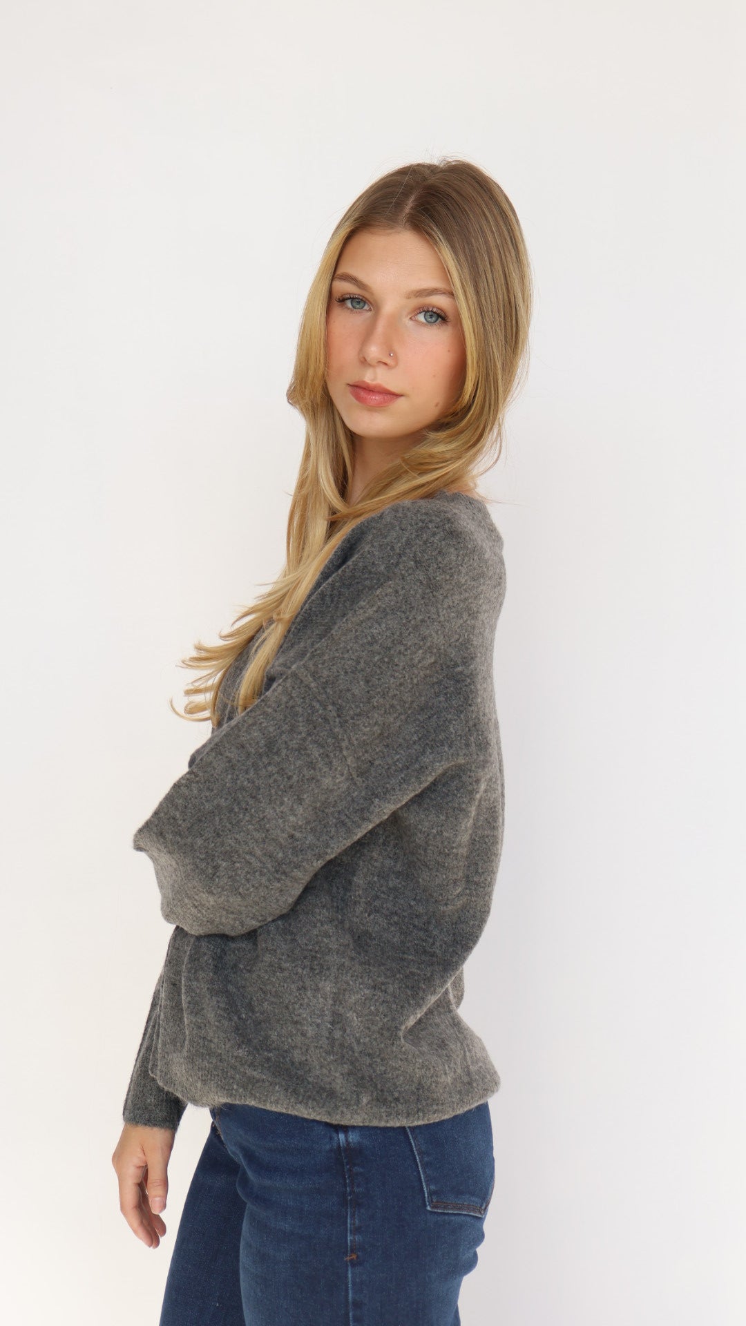 Women's Front Seam Pullover Sweater
