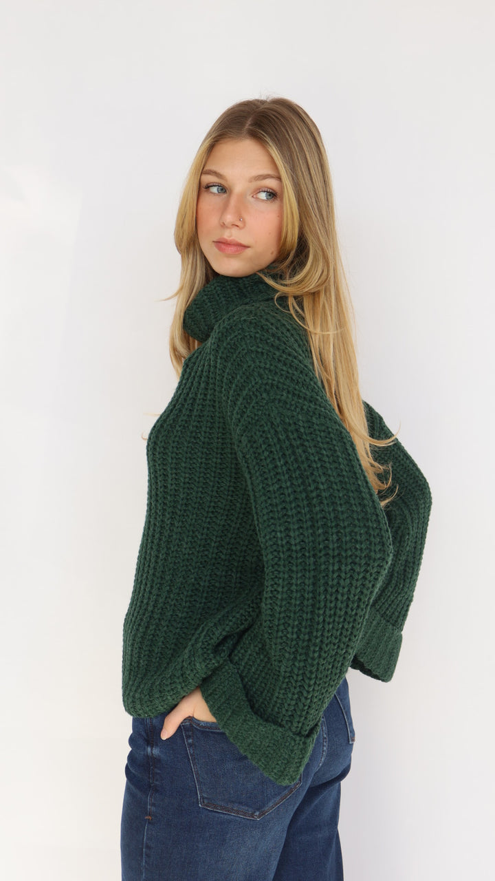 525 America Vida Turtleneck Shaker Pullover Sweater