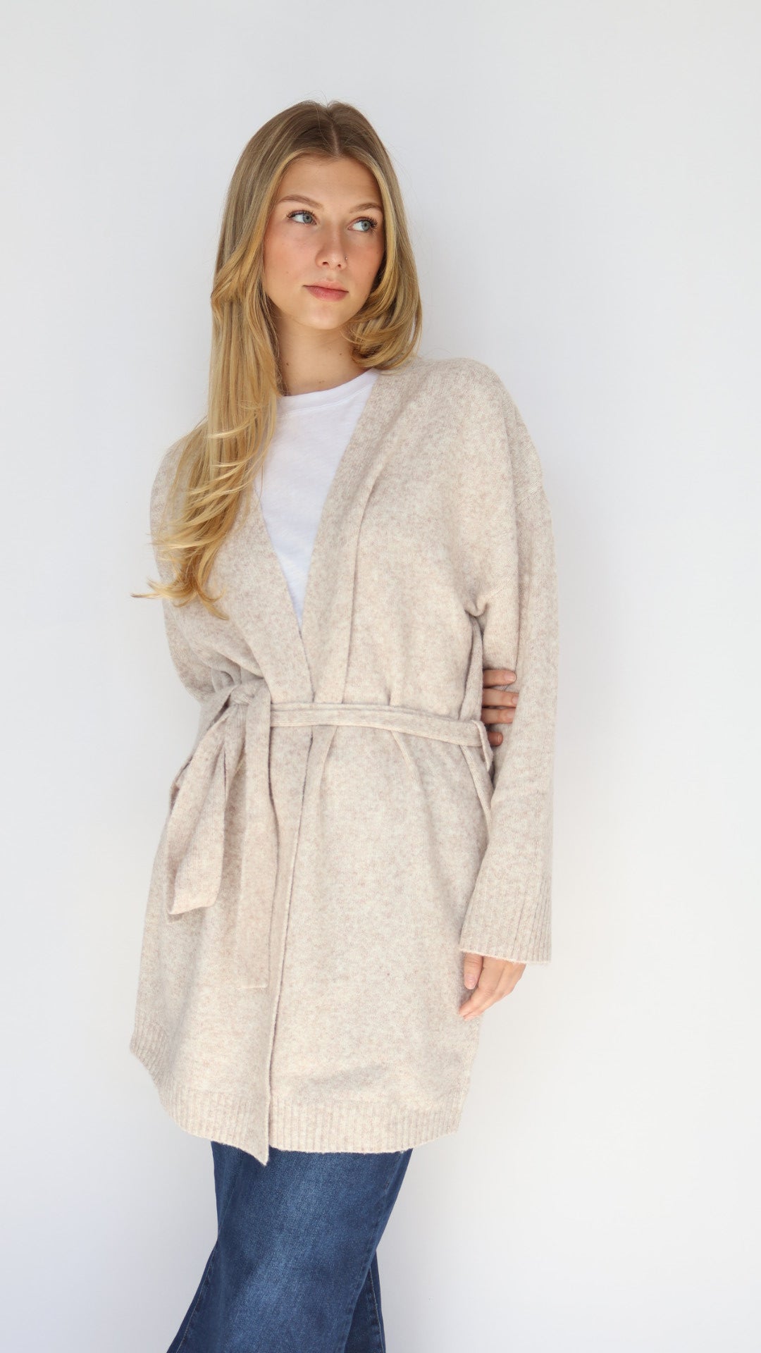 Everyday Mid-Thigh Wrap Cardigan