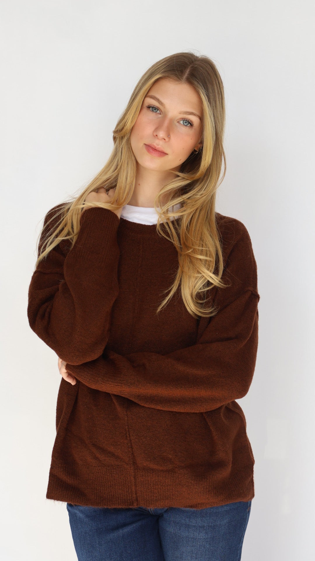 Women's Front Seam Pullover Sweater