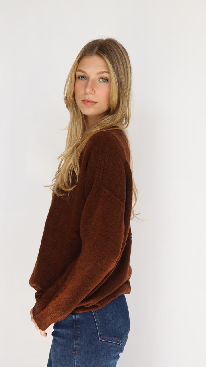 Women's Front Seam Pullover Sweater