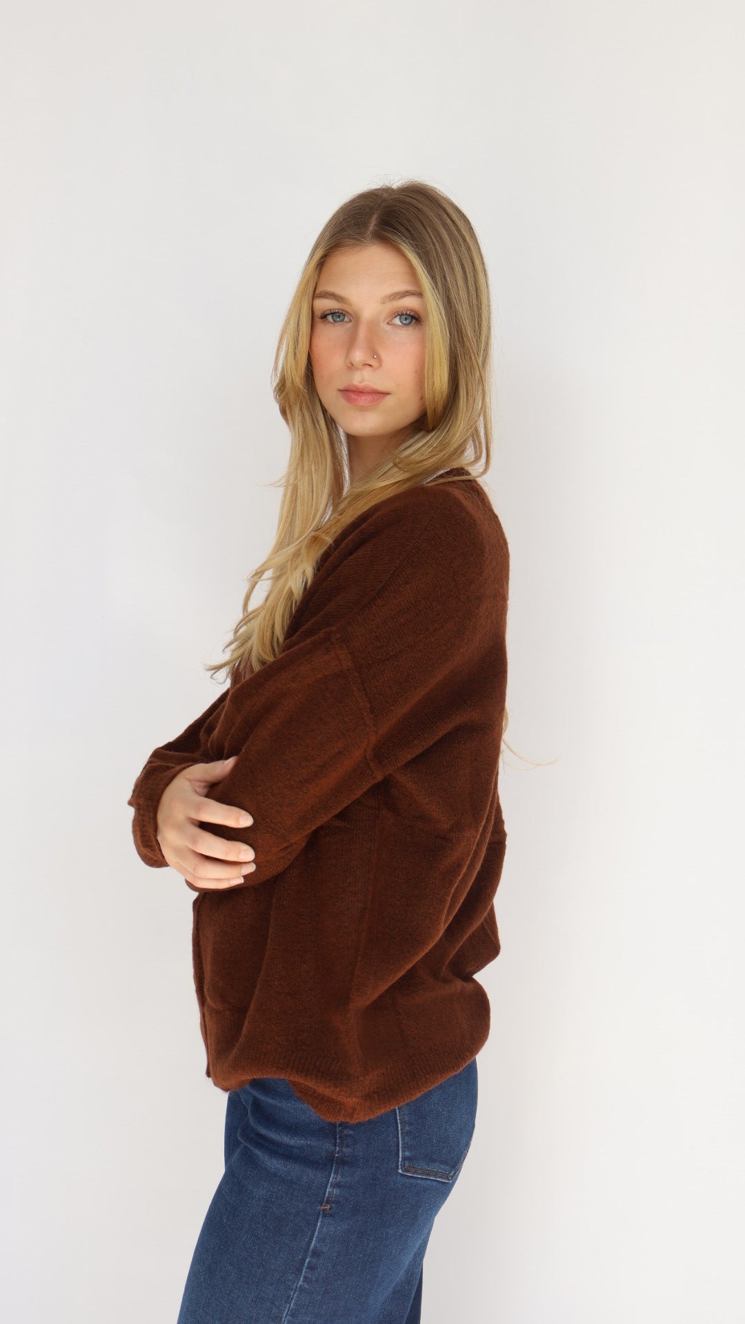 Women's Front Seam Pullover Sweater