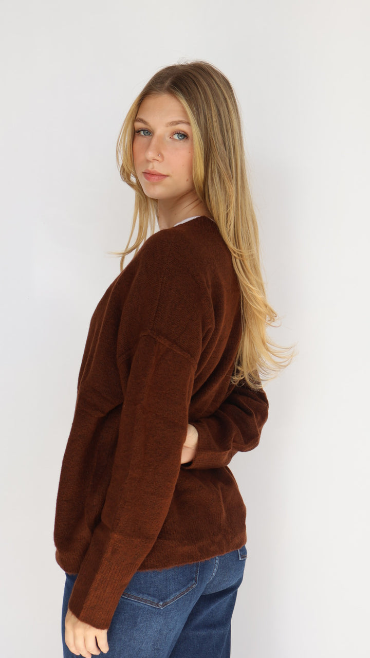 Women's Front Seam Pullover Sweater
