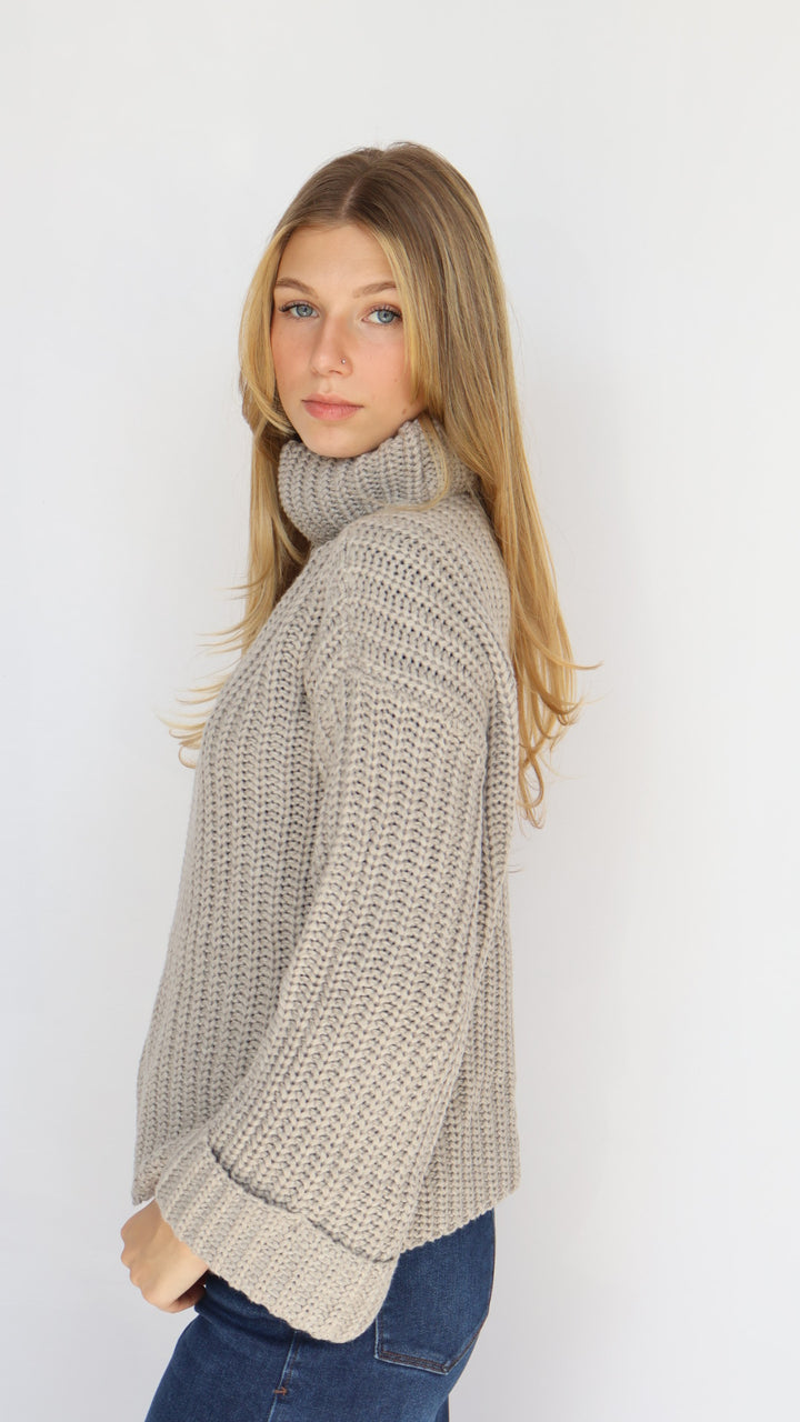 525 America Vida Turtleneck Shaker Pullover Sweater