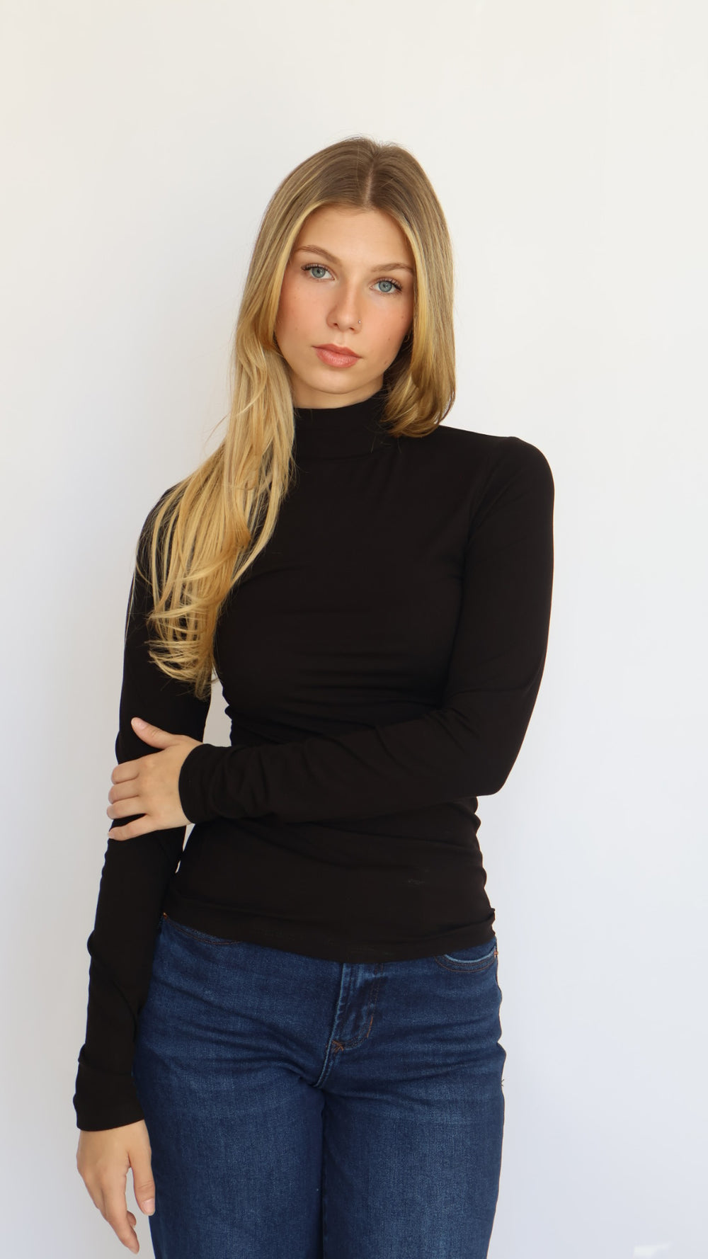 Fitted Second Skin Turtleneck