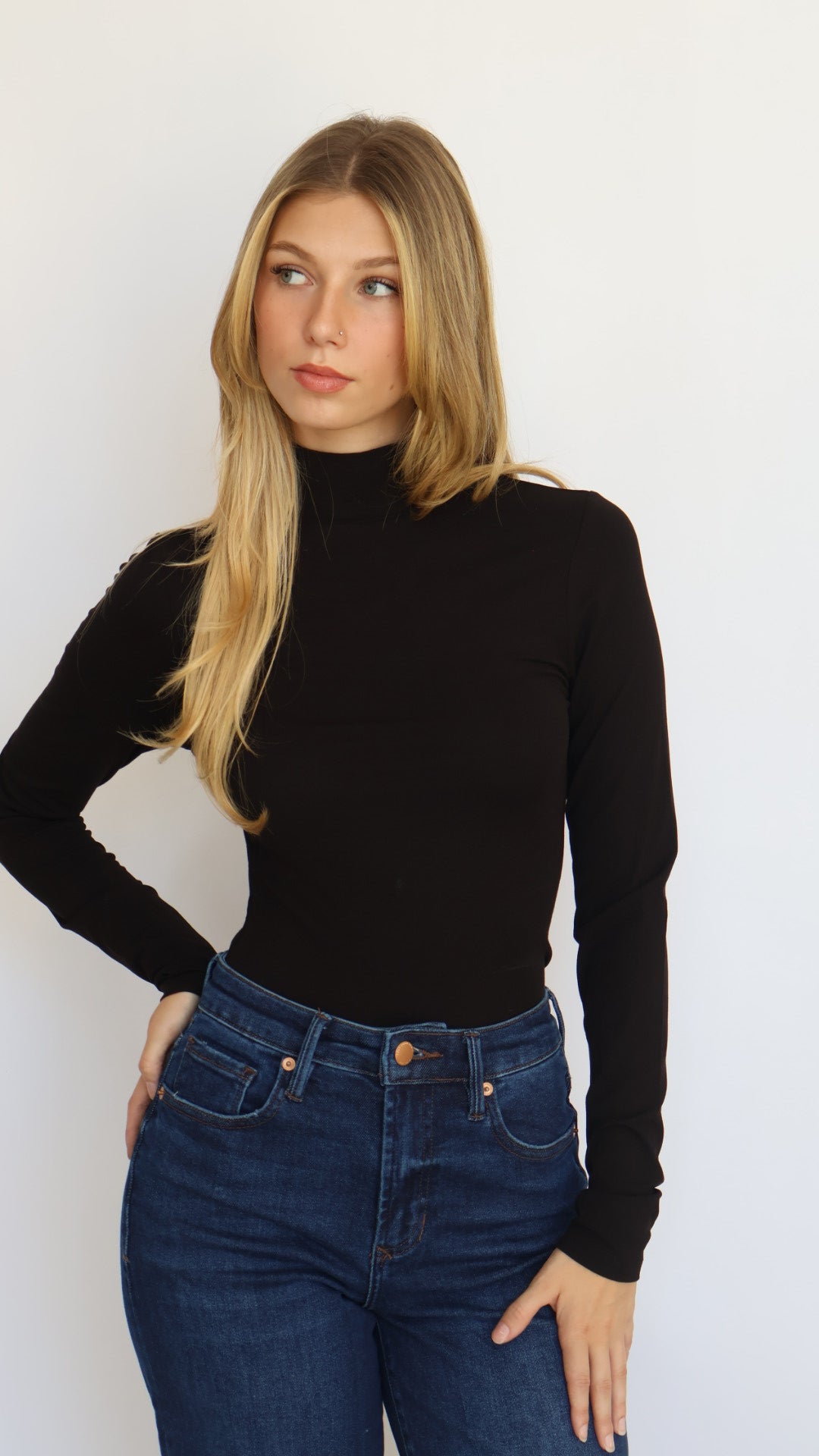 Fitted Second Skin Turtleneck