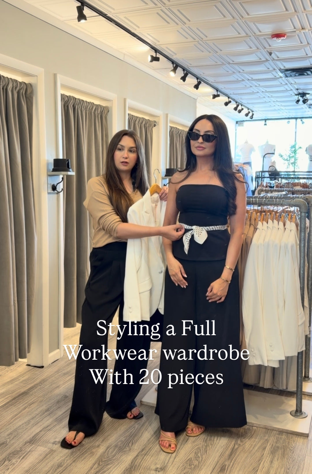 Styling a Full Workwear Wardrobe with 20 pieces