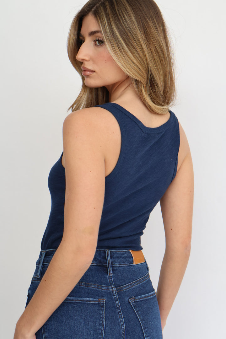 Z Supply Classic Slub Scoop Tank Top