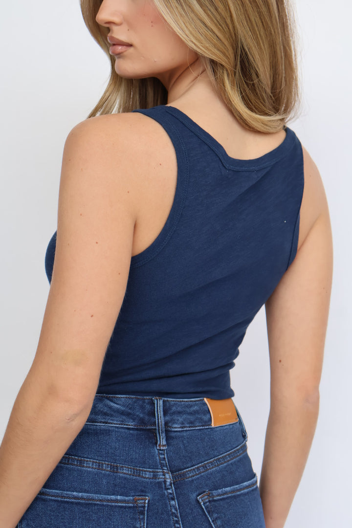 Z Supply Classic Slub Scoop Tank Top