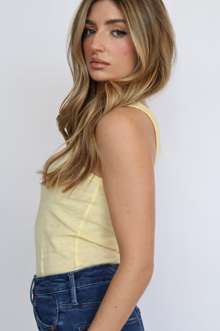 Z Supply Classic Slub Scoop Tank Top