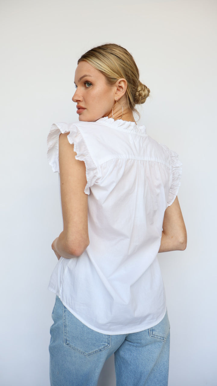 Ellie Ruffle Detail Top