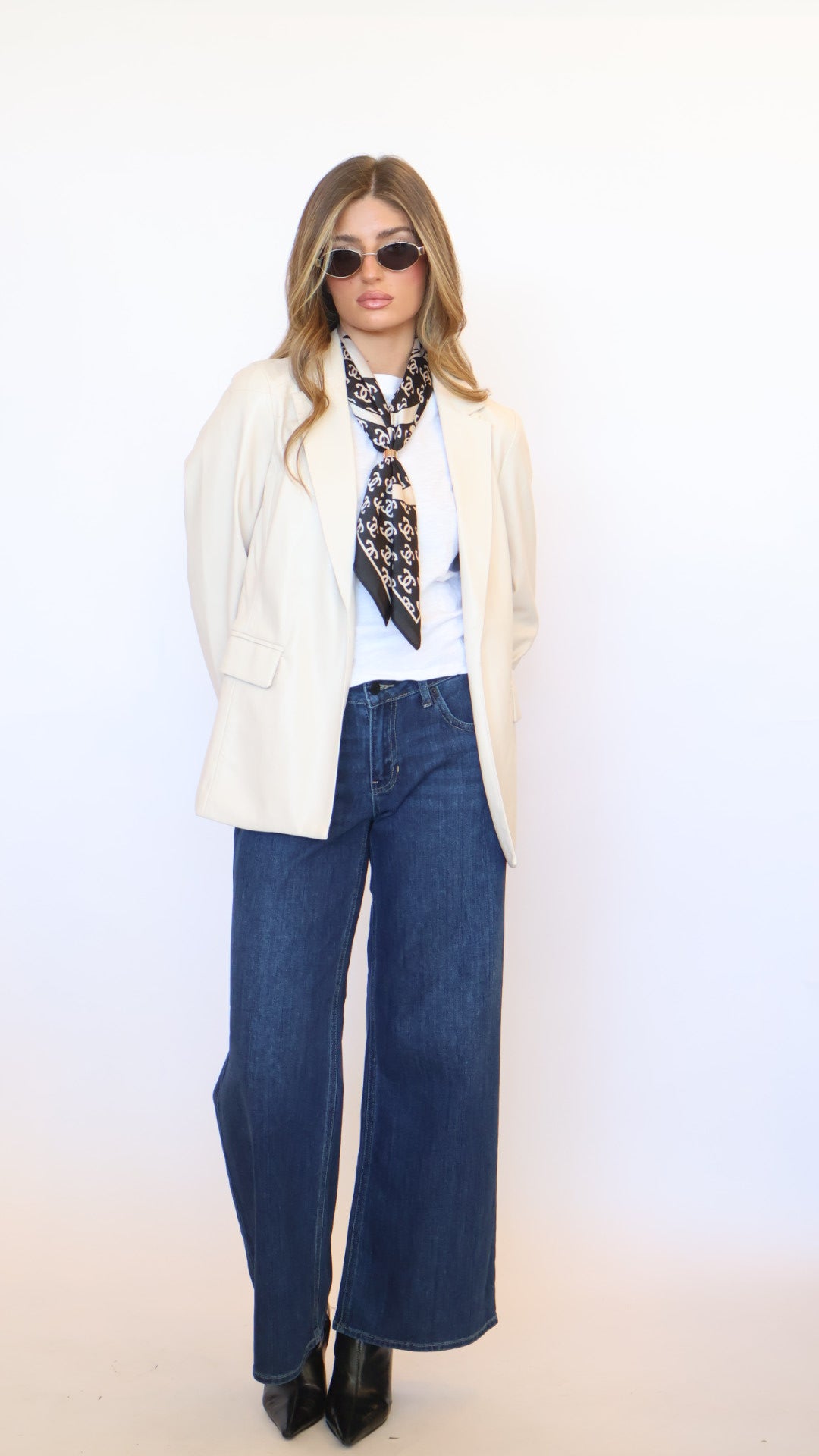 Designer Inspired Silk Bandana Scarf