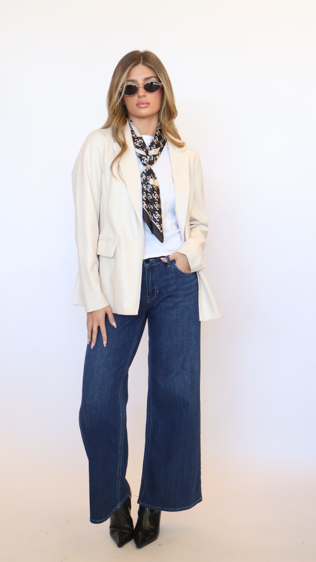 Designer Inspired Silk Bandana Scarf