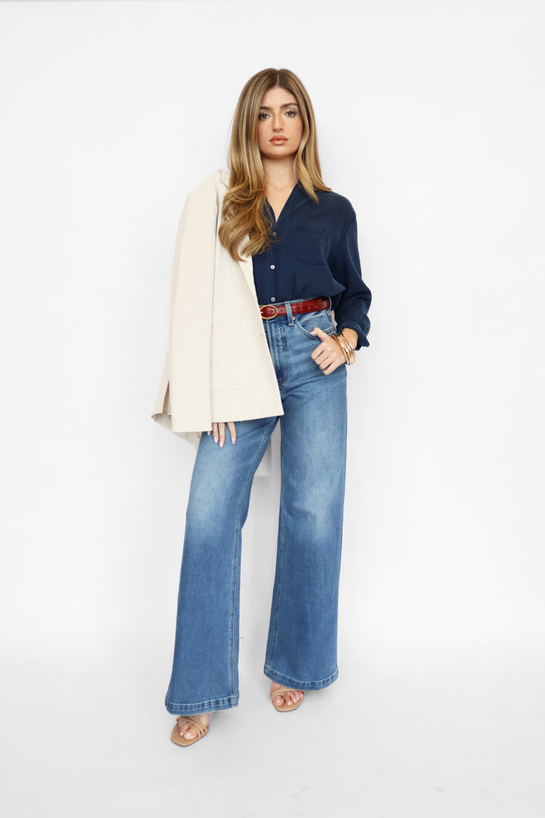 Pistola Lana High Rise Ultra Wide Leg Jeans - SOHO