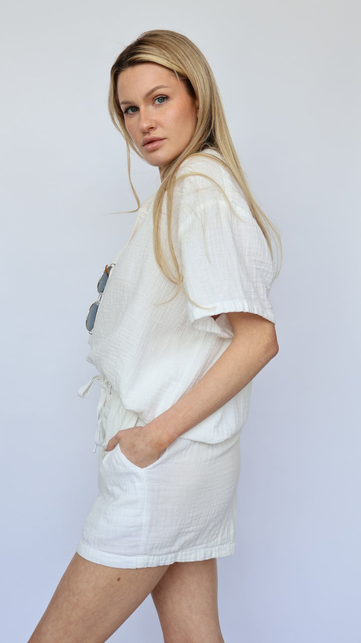 Gauze Tie Shorts