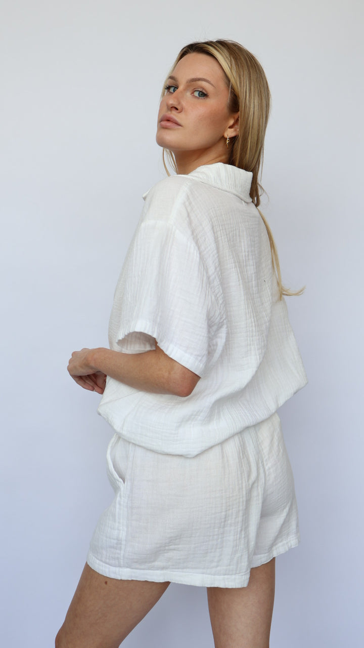 Gauze Tie Shorts