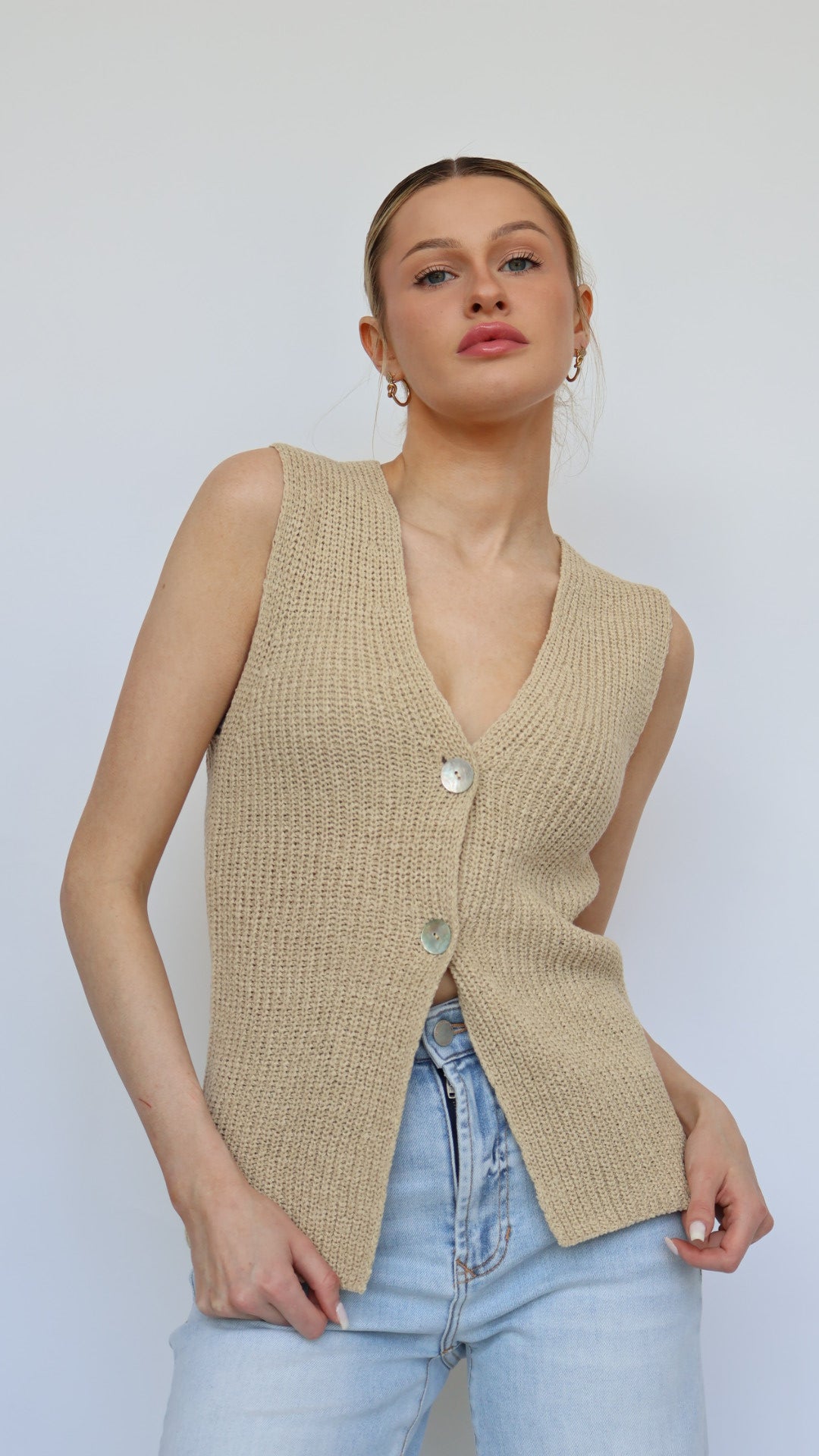 Janie Beachy Sweater Vest