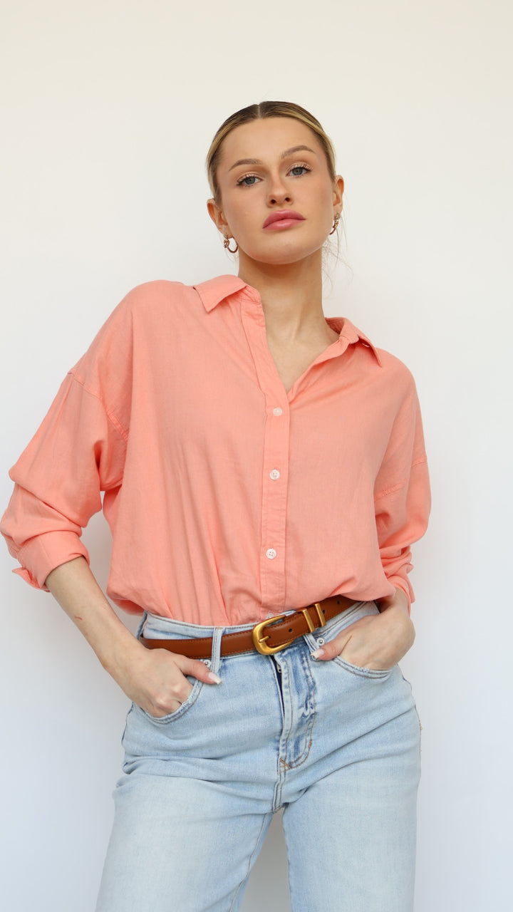 Linen Button Down Shirt