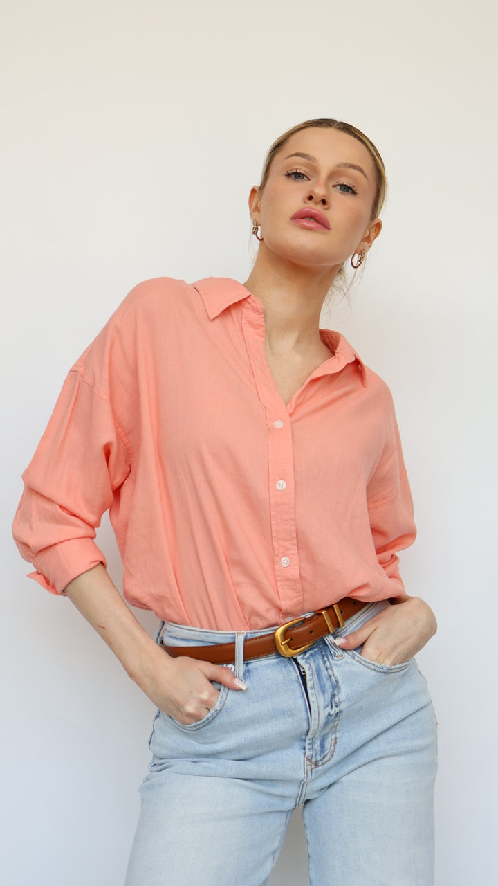 Linen Button Down Shirt