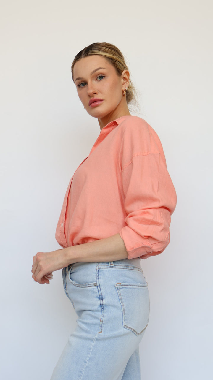 Linen Button Down Shirt