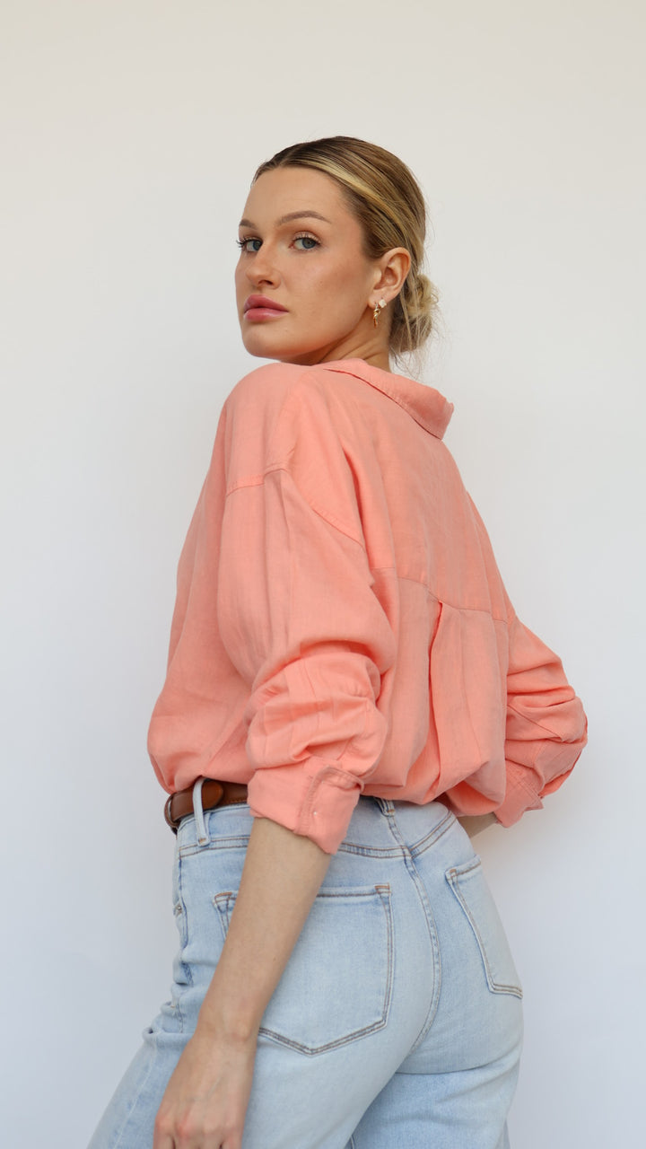 Linen Button Down Shirt