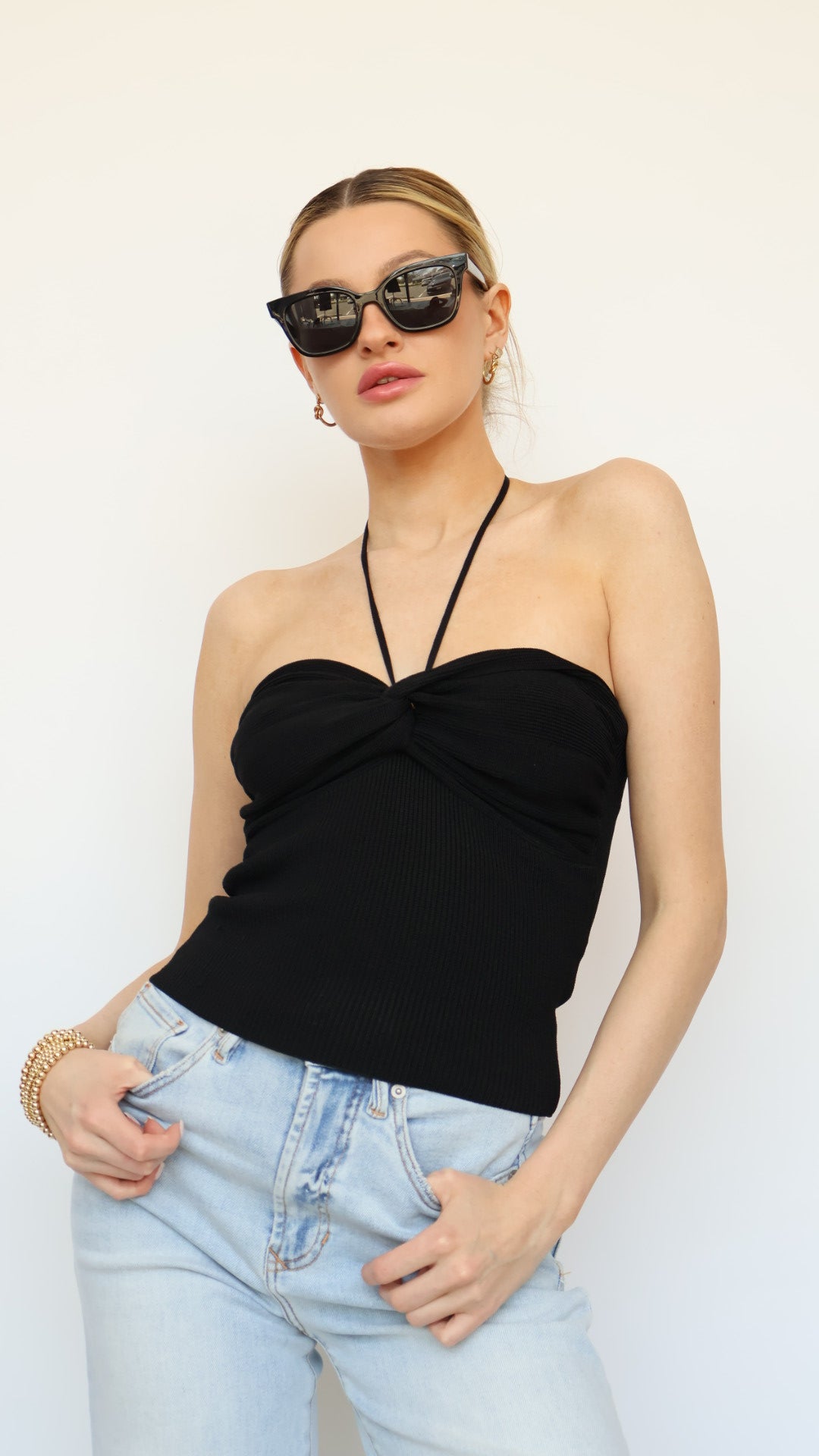 Knit Halter Top