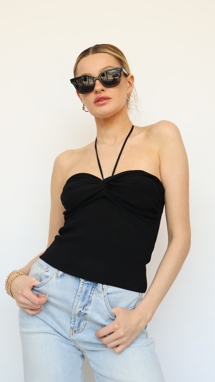 Knit Halter Top
