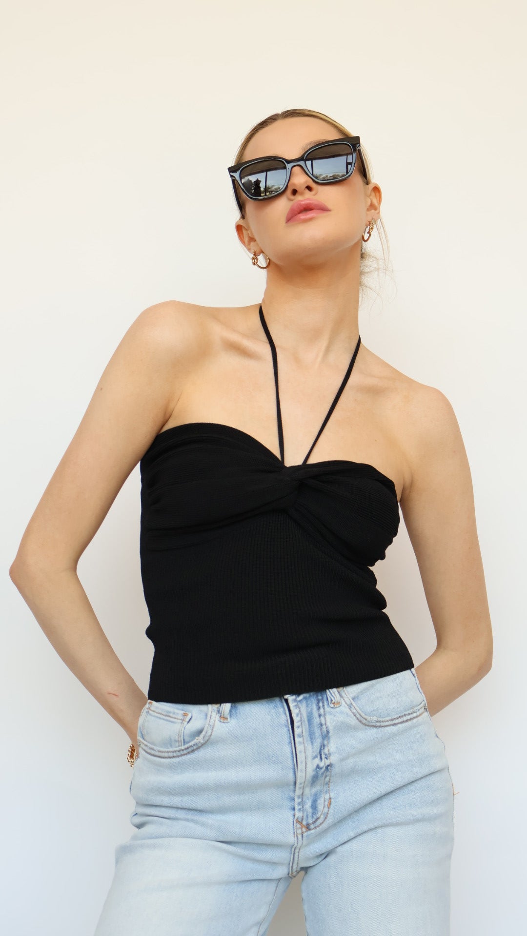 Knit Halter Top