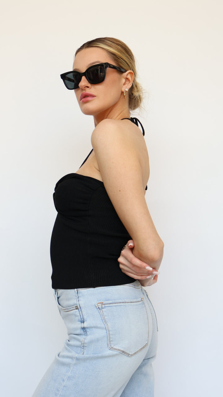 Knit Halter Top