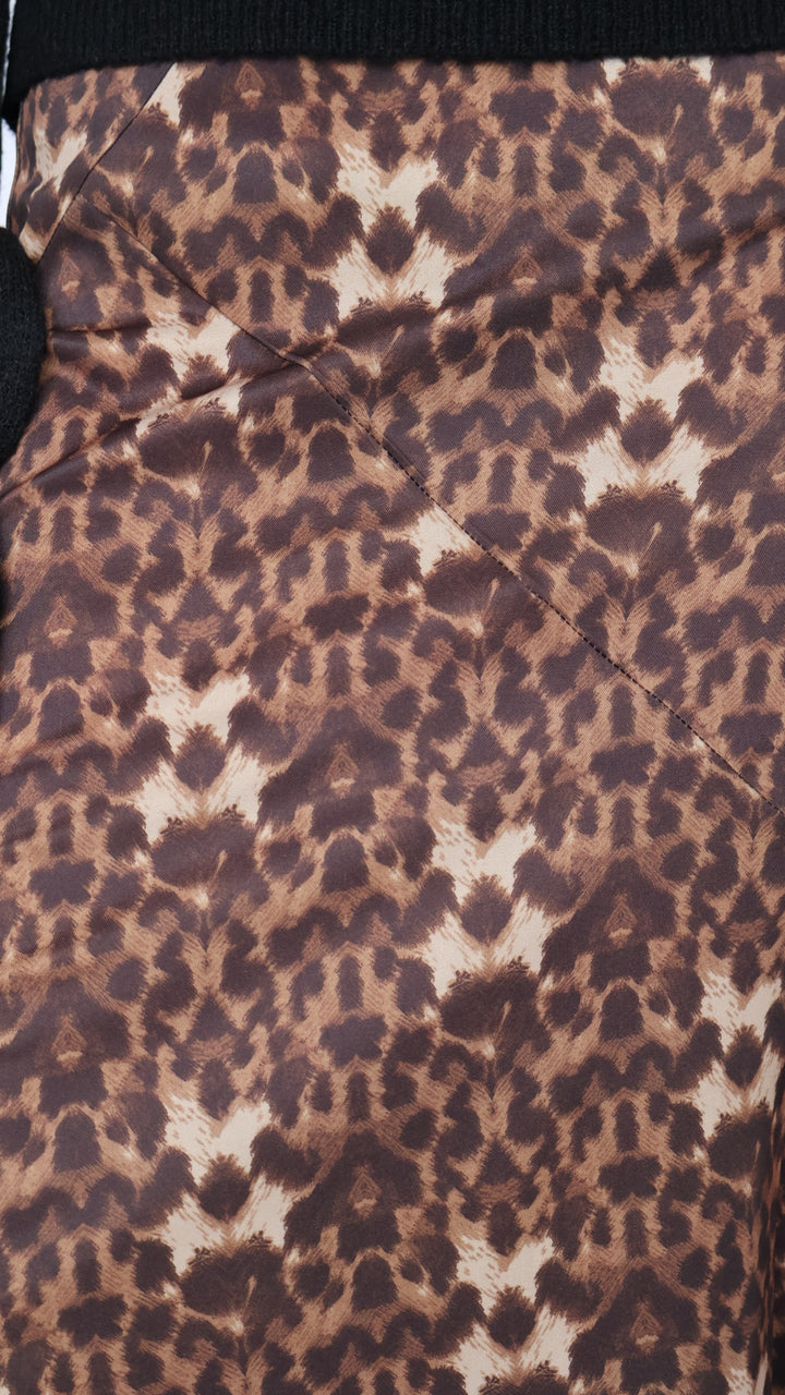 Leopard Midi Skirt
