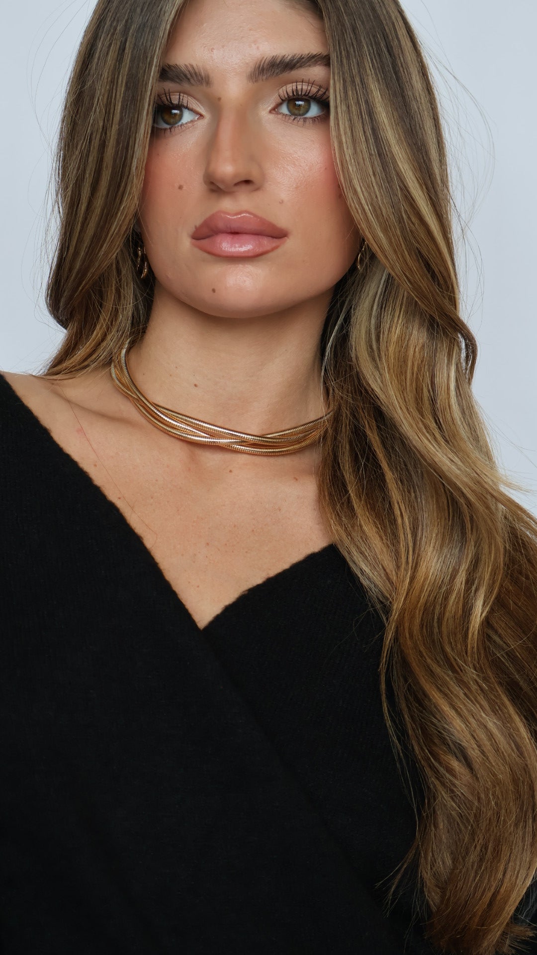 Twisted Gold Choker