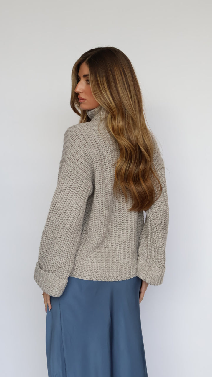 525 America - Vida Turtleneck Shaker Pullover Sweater