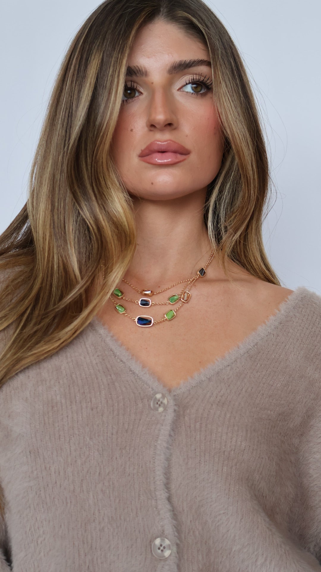 Stone Layer Necklace