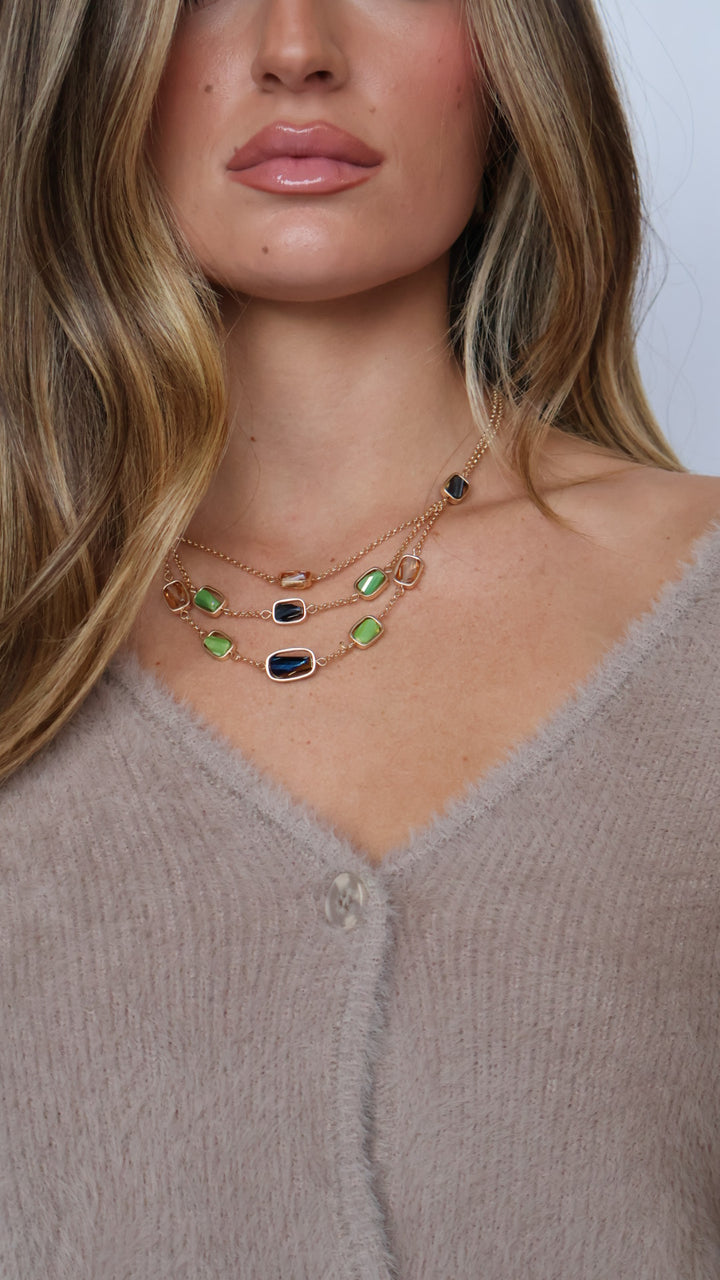 Stone Layer Necklace