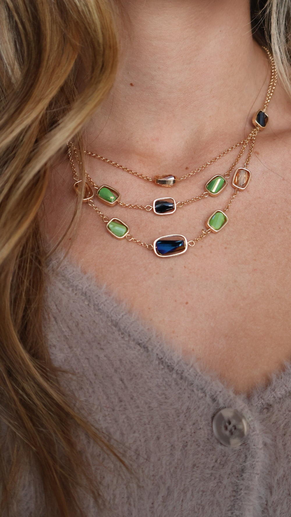 Stone Layer Necklace