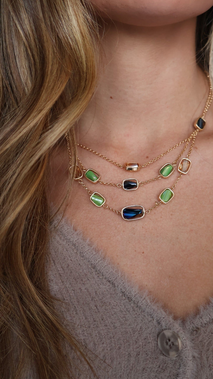 Stone Layer Necklace