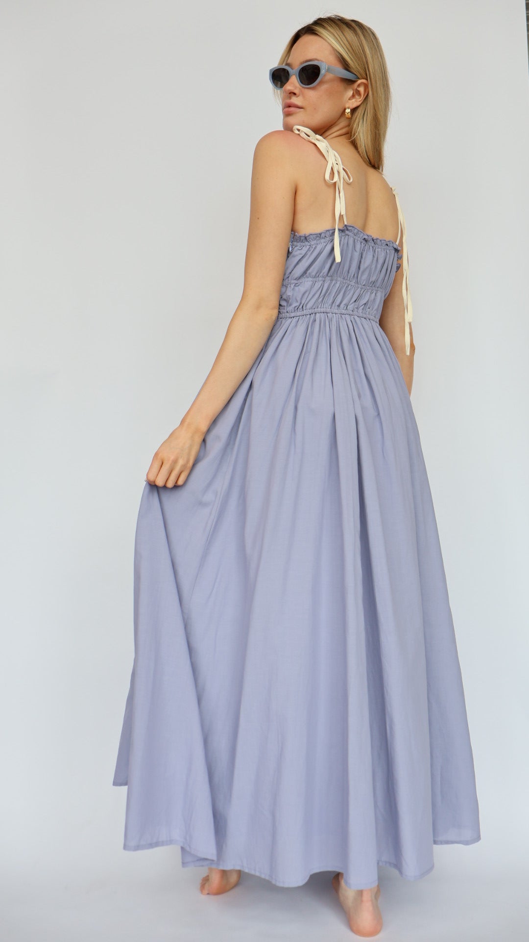 Layla Contrast Trim Maxi Dress