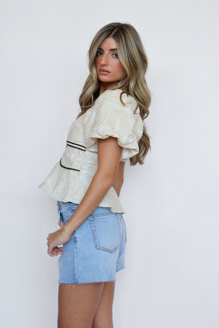 Preorder Jacquard Top