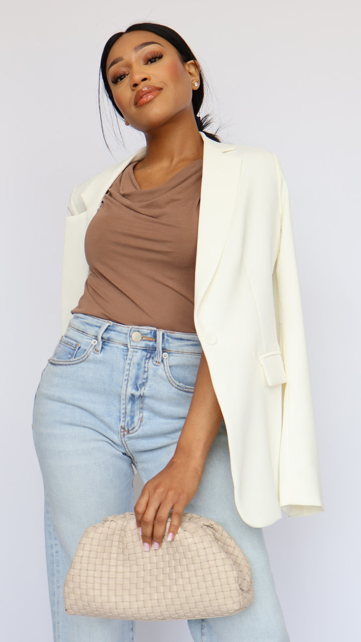 The Amal Cowl Neck Top