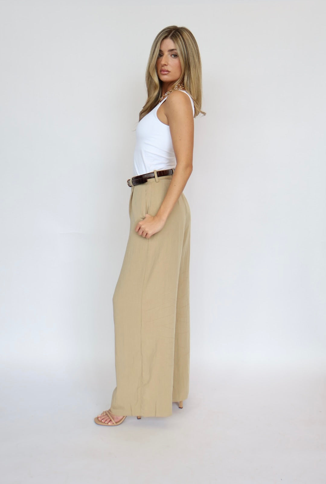 Wide Leg Trousers