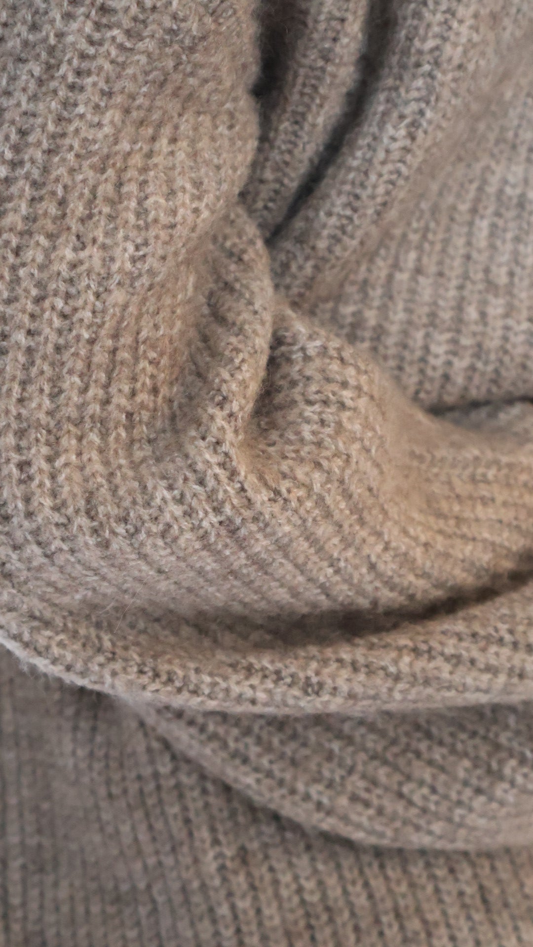 Turtleneck Sweater Mini Dress with Tie Waist