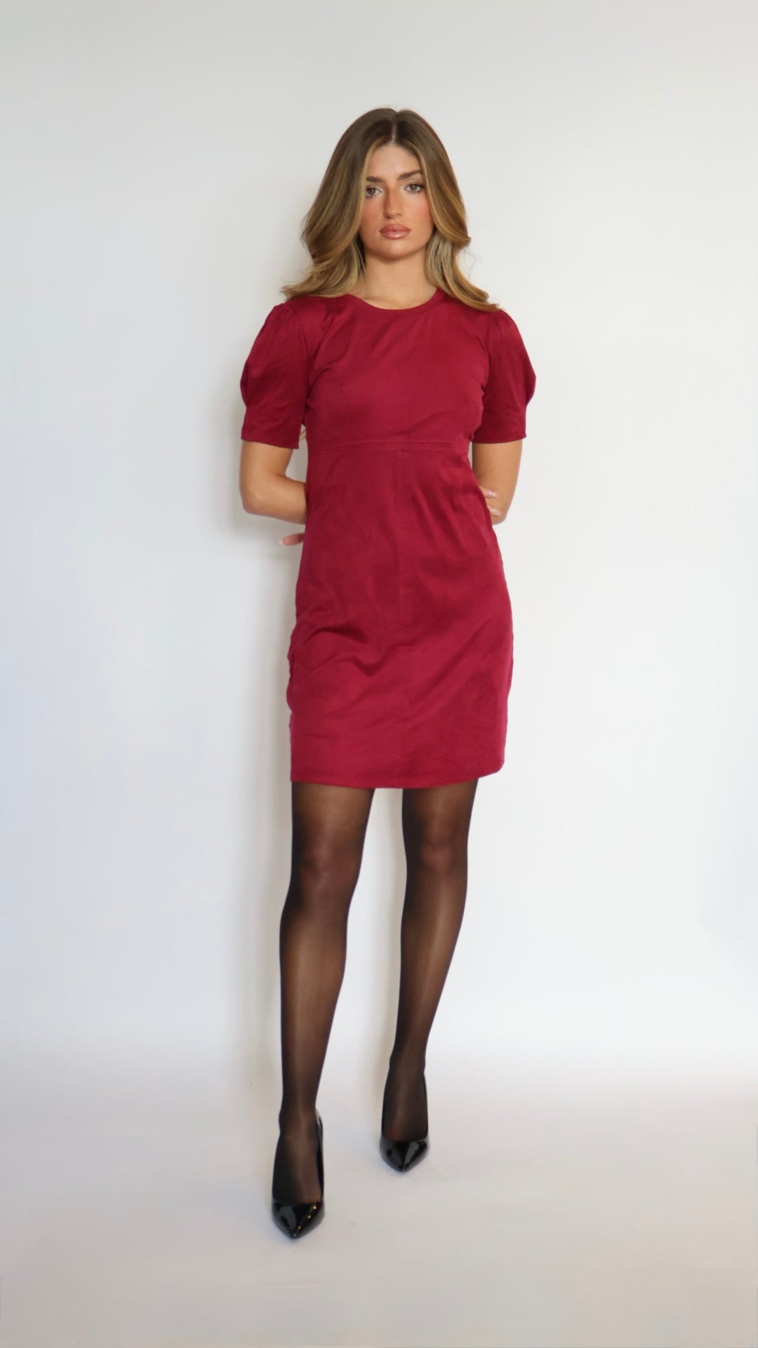 Vegan Suede Dress