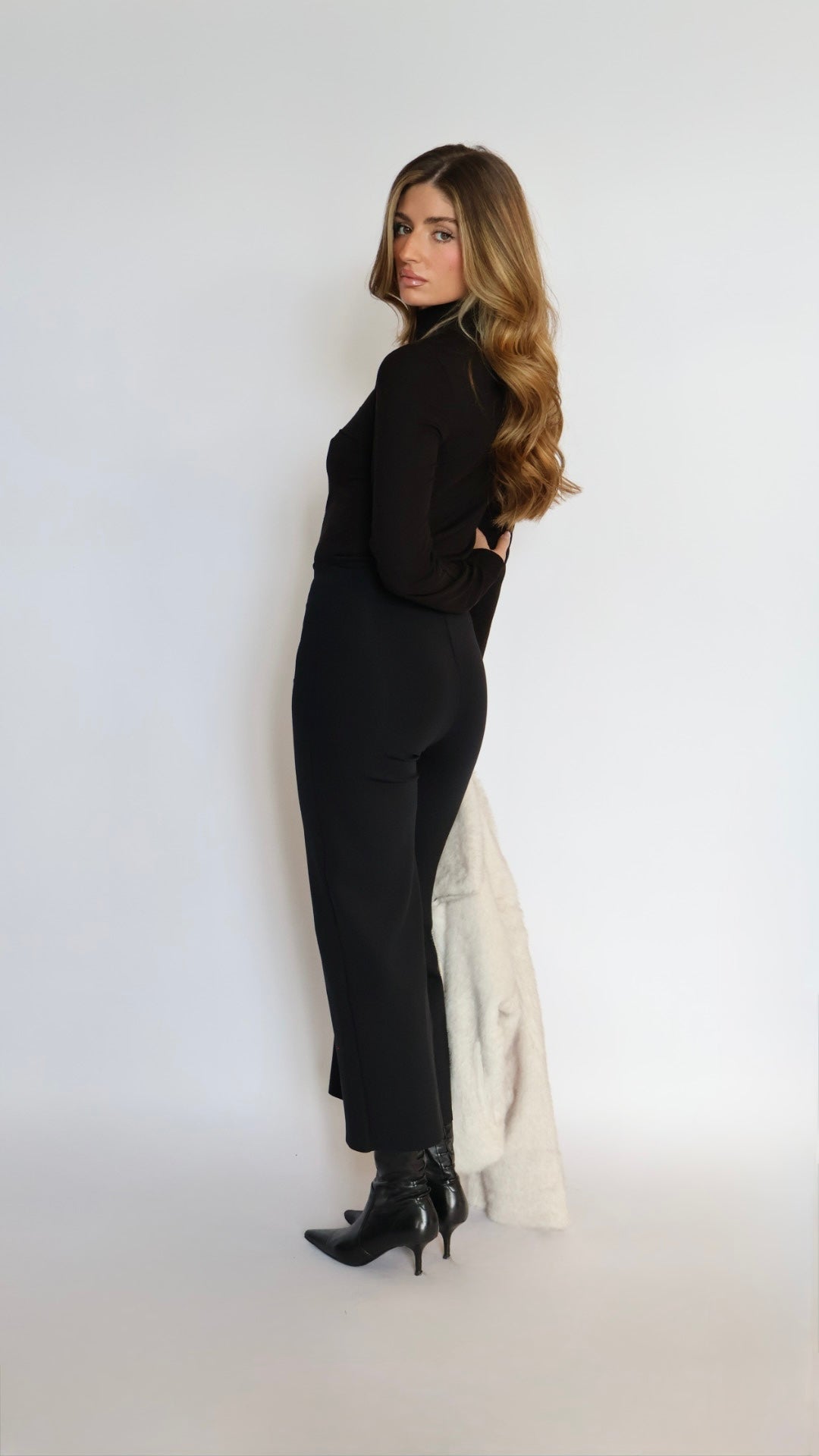 Commando Neoprene Cropped Wide Leg