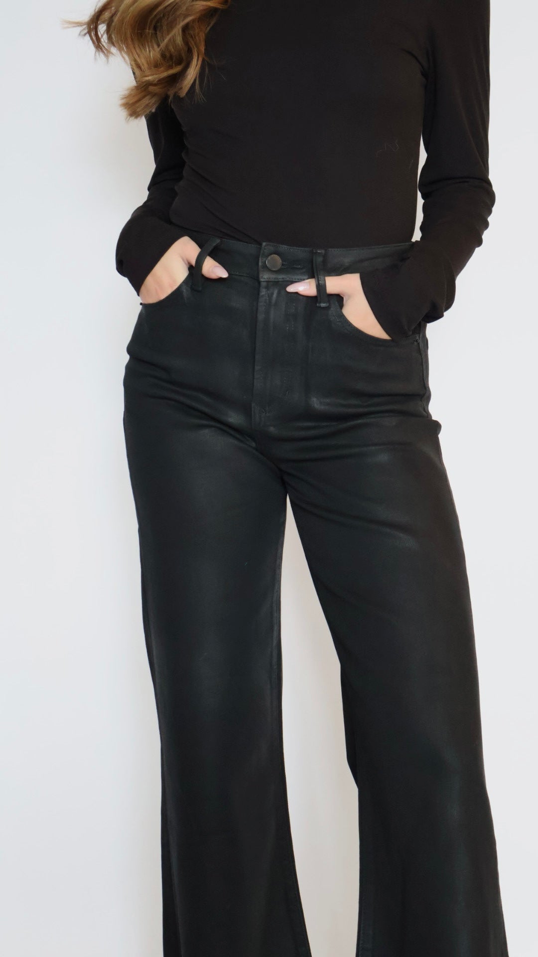 Dear John Denim Fiona Wide Leg Jeans Concrete