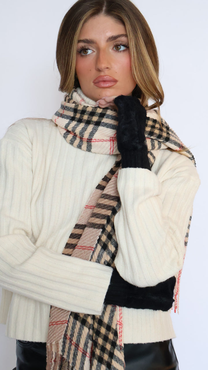 Plush Fingerless Gloves