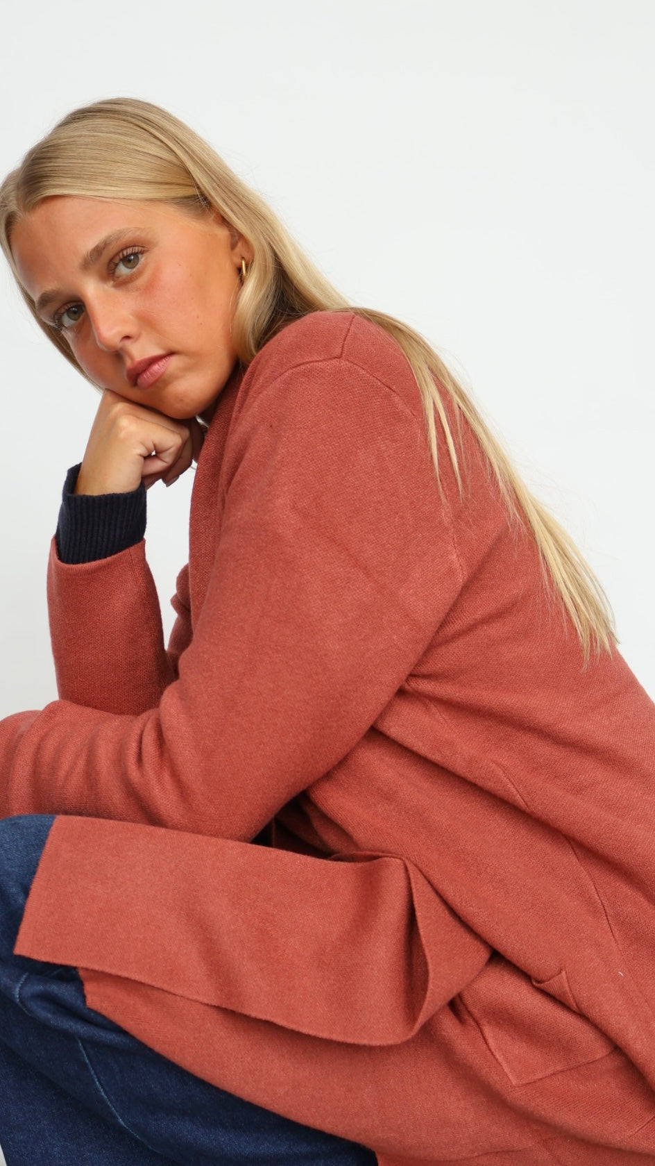 Pinch Classic Open Front Coat Cardigan